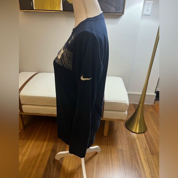 Nike Dri fit womens Dallas Cowboys Dark Blue Long Sleeve Shirt size S - Picture 4 of 6